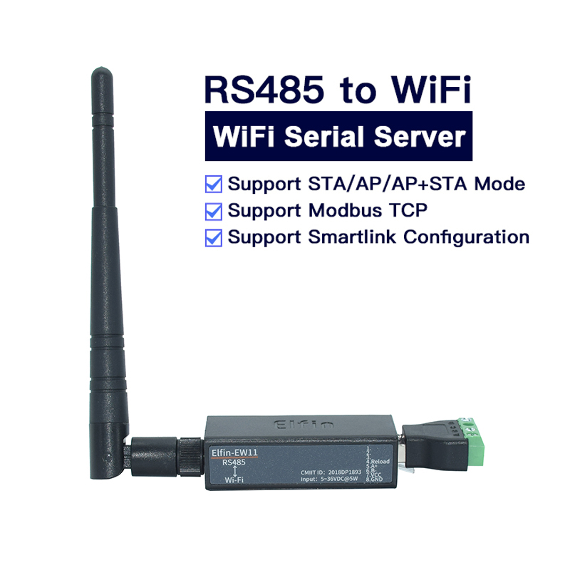 シリアルポート RS485 から WiFi サーバーコンバータ IOT デバイス Elfin-EW11A EW11 サポート TCP Modbus MQTT