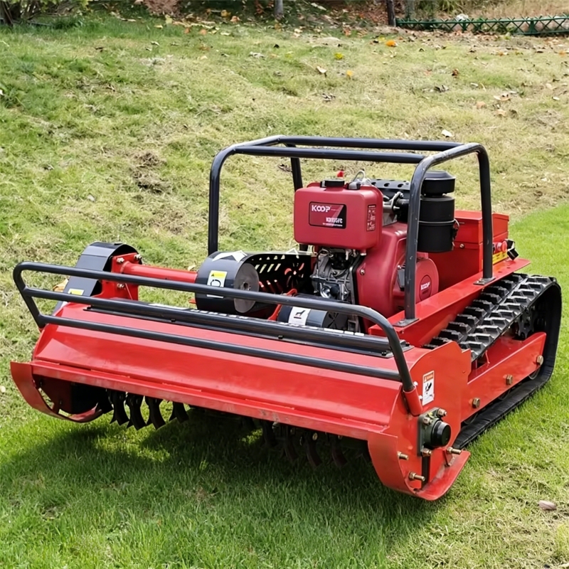 カスタマイズされた遠隔制御芝刈り機ロボット追跡自走式大型芝刈り機（芝生および庭用）