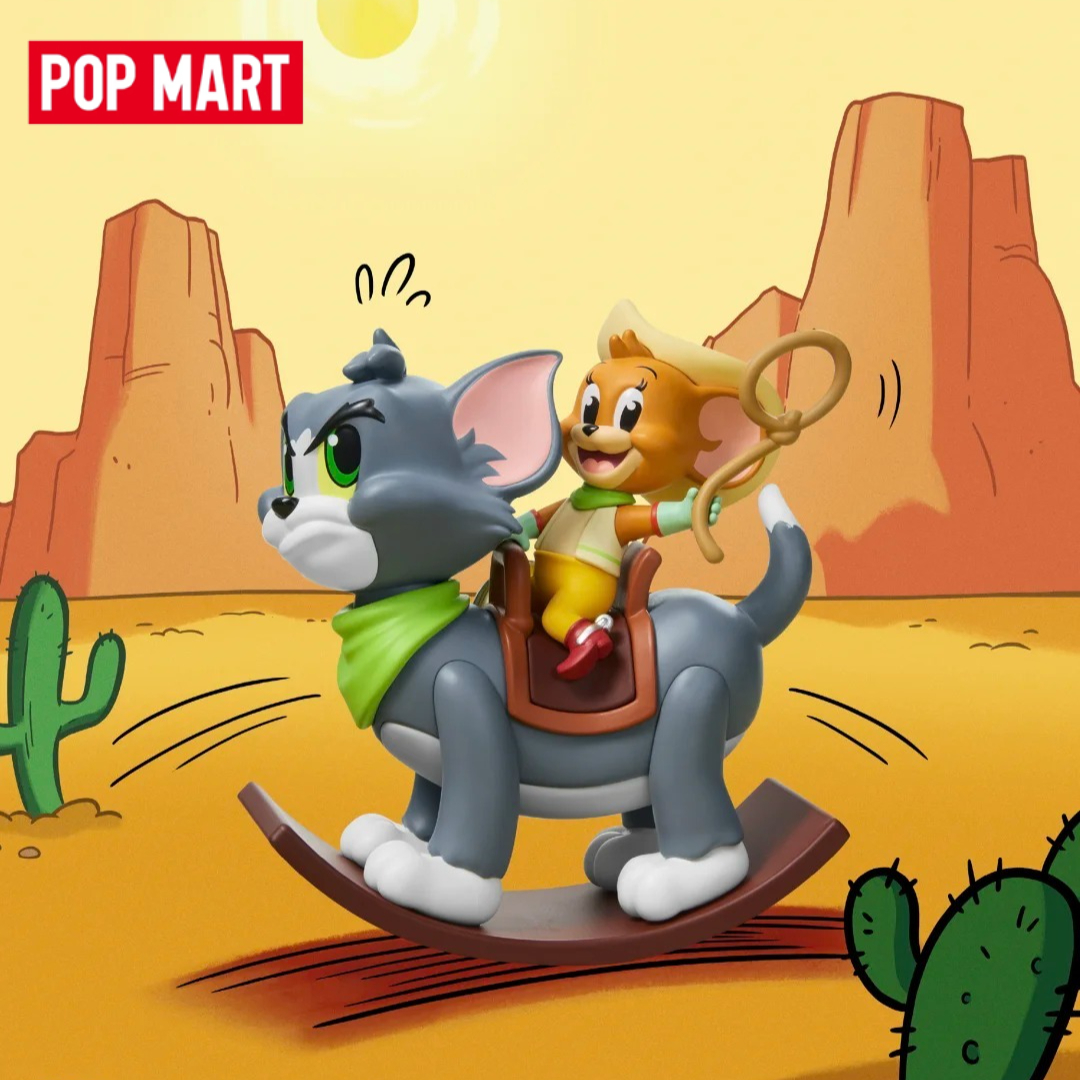 POP MART トムとジェリー遊園地シリーズブラインドボックスアニメフィギュア飾りコレクション新年ギフトおもちゃ