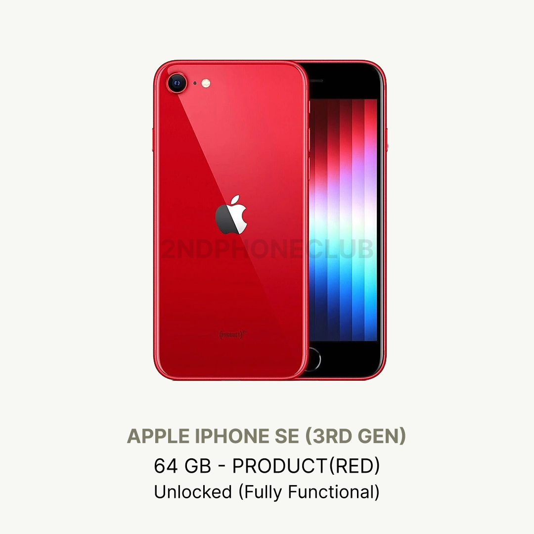 Apple iPhone SE 2022 64 GB ロック解除済み 良好な状態 全色 (新品)