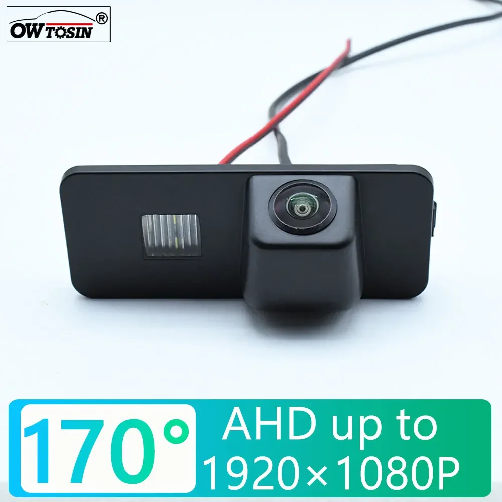 AHD 1920x1080P 車のリアビューカメラセアト · レオン MK2 MK3 2005-2020 車のリアビューバックアップカメラブラケットナンバープレートライト