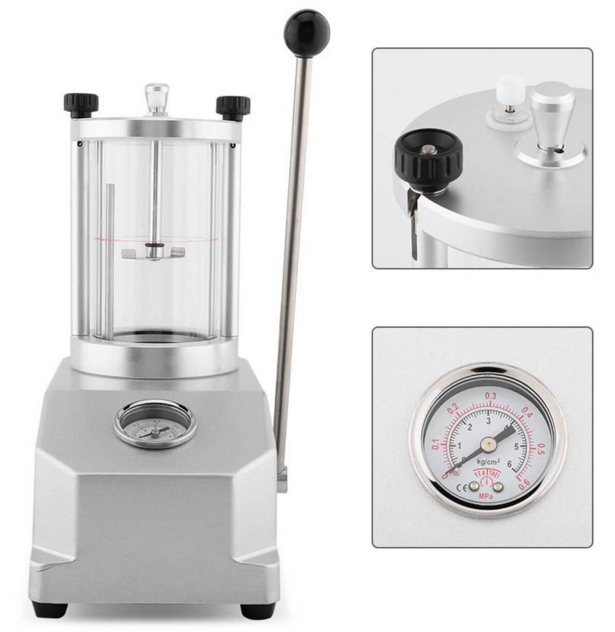 Watch Waterproof Tester, 6 ATM Compact Water Resistant 2 Watches Case Resistance Pressure Test Machine for Watch Repairs