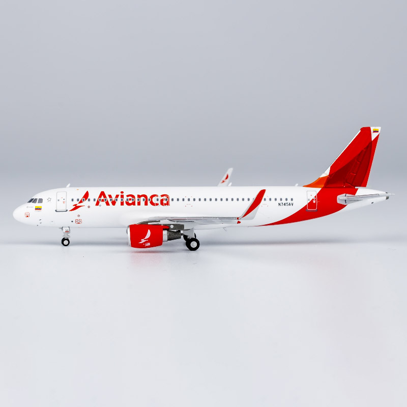 NGmodels 1:400 スケール NG15028 アビアンカ A320 N745AV Diecasts グッズ航空機モデル金属ミニチュアクリスマスギフトのおもちゃ男の子