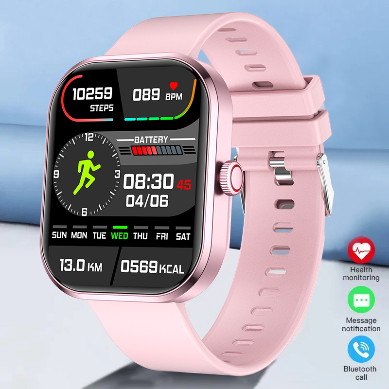 2026 新しいスマート腕時計女性フルタッチスクリーン Bluetooth 通話防水スポーツフィットネストラッカー女性の腕時計スマートウォッチ男性