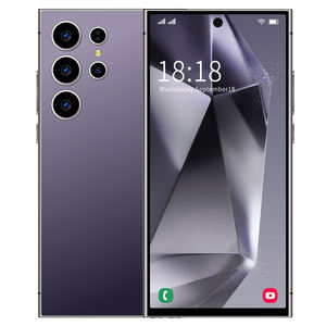 2025 S24 スーパーアンロックAndroidスマートフォン、7インチHDデュアルSIM、16GB + 1TB大画面、5G、フランス版グローバルエディション