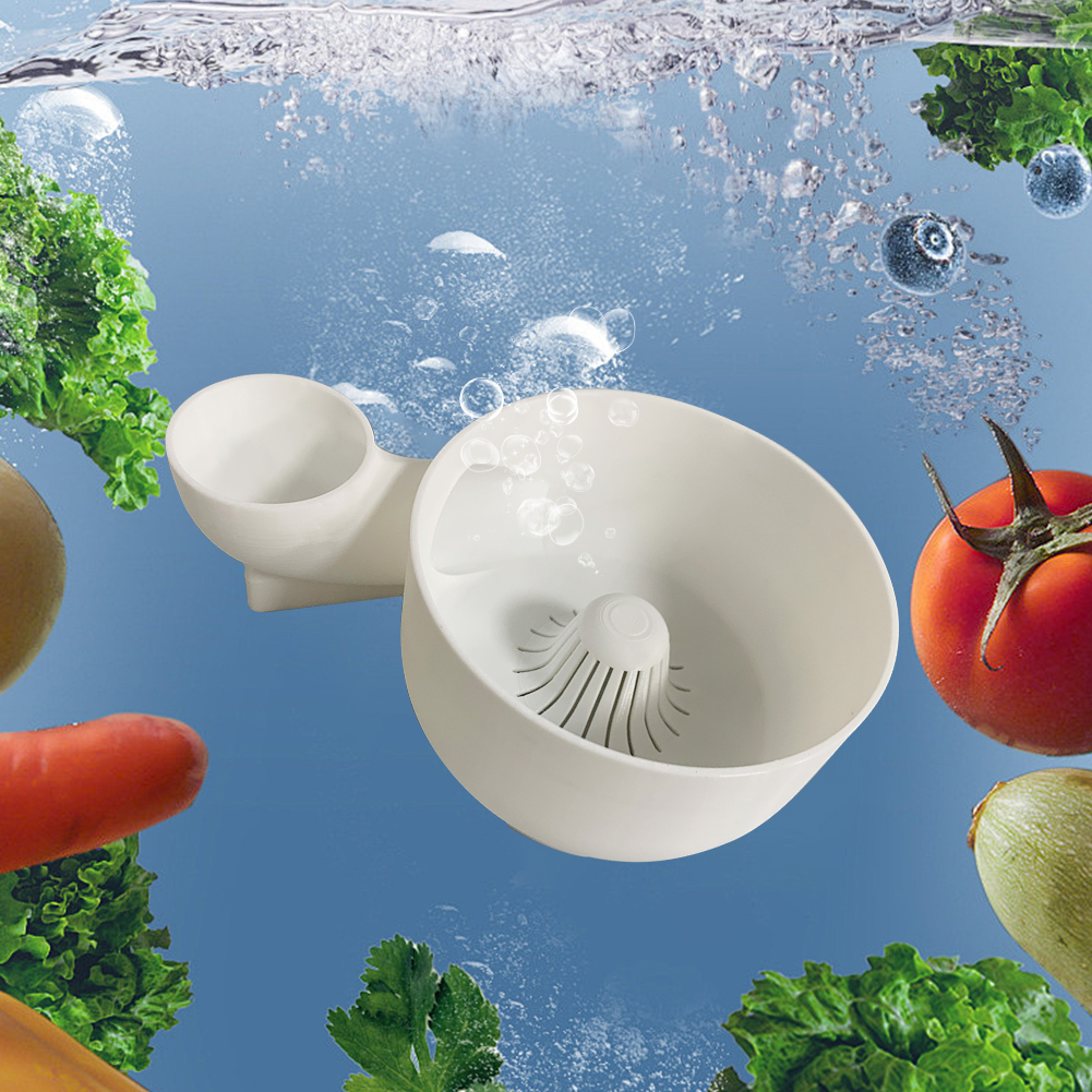 自動果物洗浄バスケット多機能野菜洗浄機軽量食品洗浄ボウルキッチンに不可欠