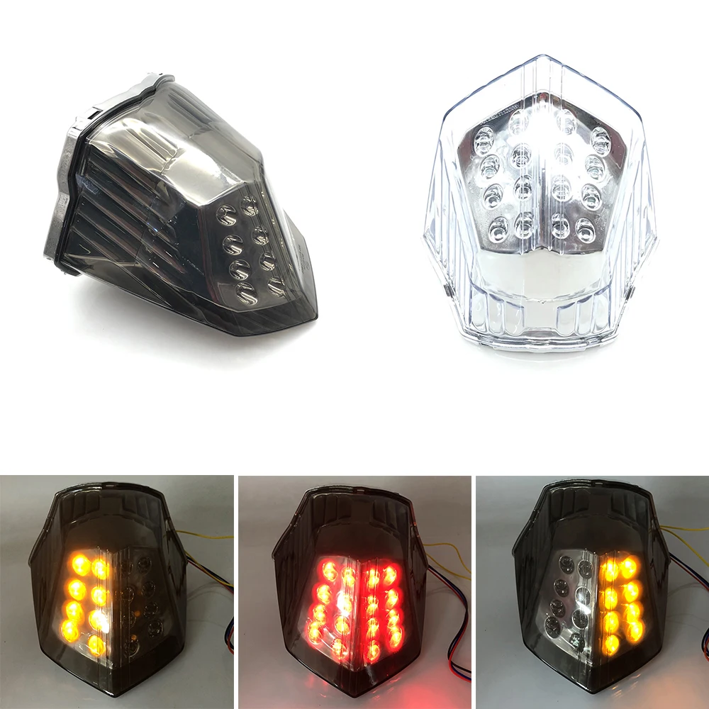 オートバイ LED テールライトブレーキライトリア警告ランプターンシグナルライトヤマハ FZ6R FZ6 XJ6 XJ-6 F NS 流用 2009-2017