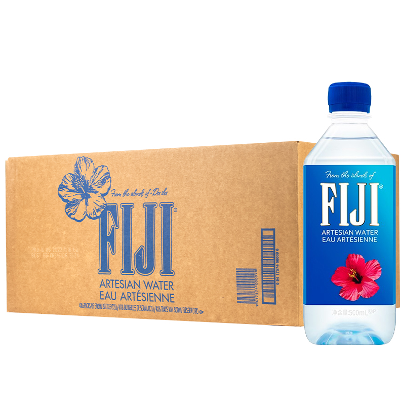 正規輸入フィジー アーテシアン ウォーター 500 ml * 24 ボトル フルボックス フィジーからの天然ディープ ピュア ミネラル飲料水
