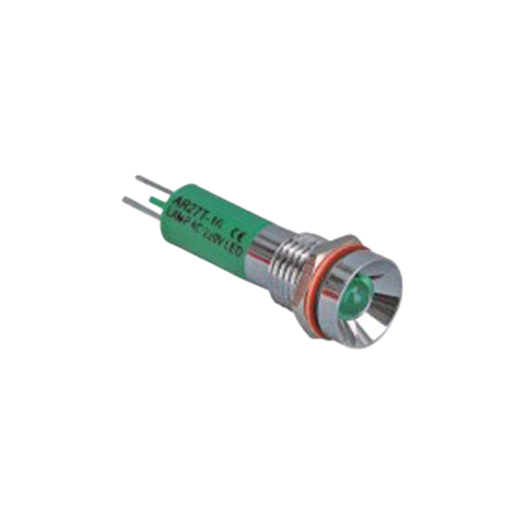 ABILKEEN 50 個 10 ミリメートル/12 ミリメートル LED インジケータライト AR27T-10E/10S/12S 金属パイロットランプ 2Pin 6V/12V/24V/220V