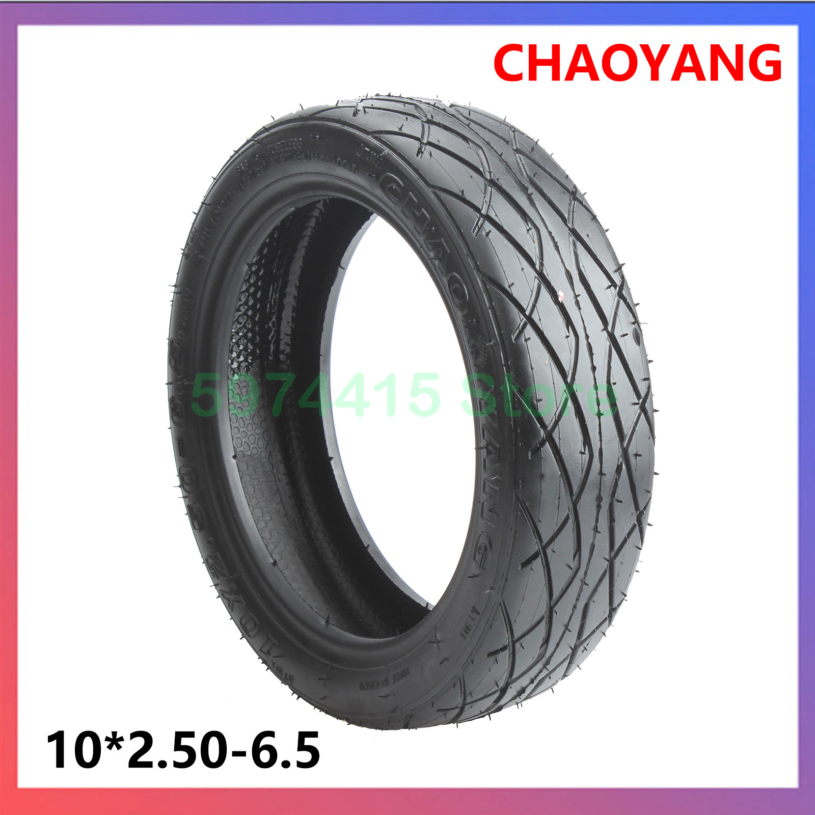 CHAOYANG 10X2.50-6.5 チューブレスタイヤ 10 インチ電動スクーター 36V 48V モーターハブ前輪または後輪真空タイヤに適合