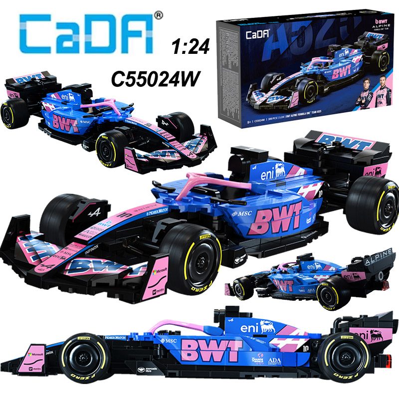 Cada 2025 アルパイン F1 A525 F1 レーシングカー番号 43 スポーツカービルディングブロック市車レンガおもちゃホリデーギフト