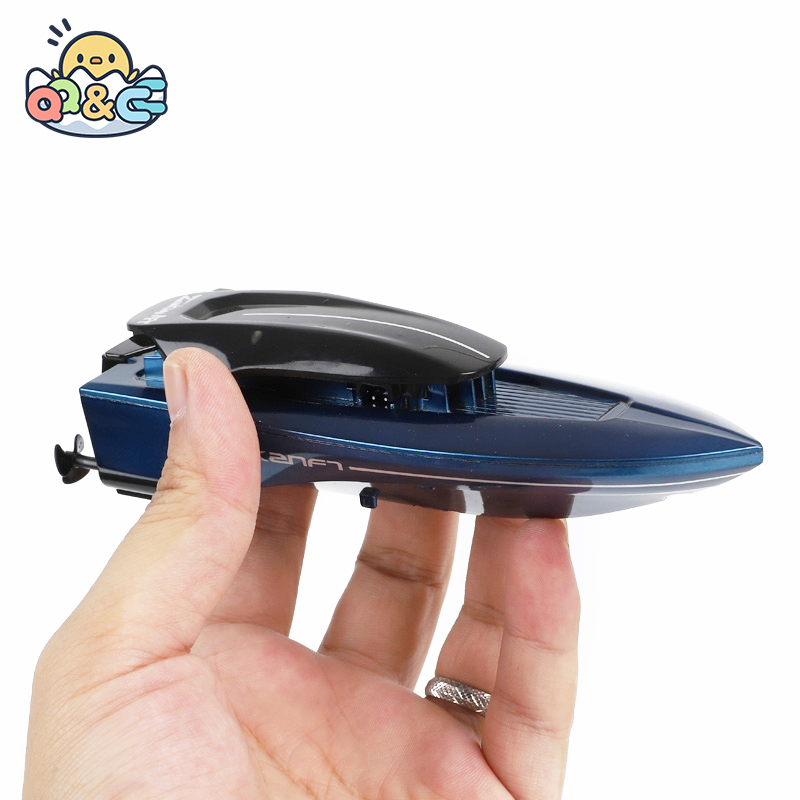 ミニ RC ボート高速電子リモコンレーシング船 Led ライト子供競争水のおもちゃキッズギフト用