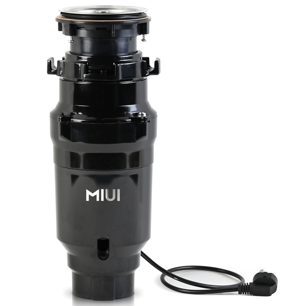 騒音低減機能付き連続フィード生ゴミ処理、1/2 HP ステンレス製食品廃棄物粉砕システム、電源コード付属