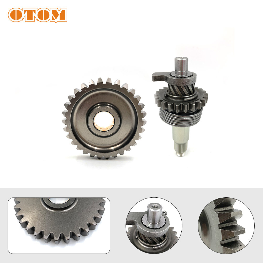 OTOM キックスターターシャフトギアアセンブリヤマハ DT230 LONCIN MT250 2 ストロークエンジン部品駆動アクスルアイドラーピニオントランスミッション