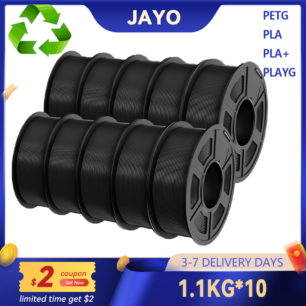 JAYO 5/10 ロール 3D PETG/PLA/PLA /PLA マットプリンターフィラメント 1.75 ミリメートル気泡なし 3D プリンター用の 3D 印刷材料