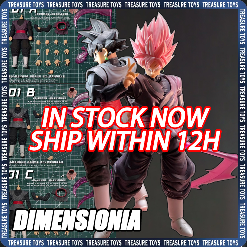 Dimensionia ドラゴンボール超サイヤ人ローズ孫悟空黒ザマスアニメアクションフィギュア置物モデルおもちゃギフト
