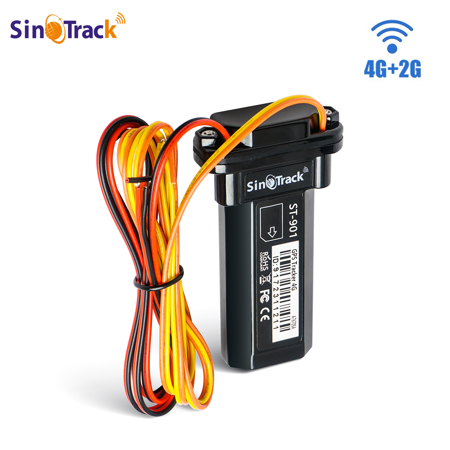 SinoTrack ミニ防水内蔵バッテリー GPS トラッカーデバイス ST-901 901L 車オートバイ車両リモートコントロール無料 Web アプリ