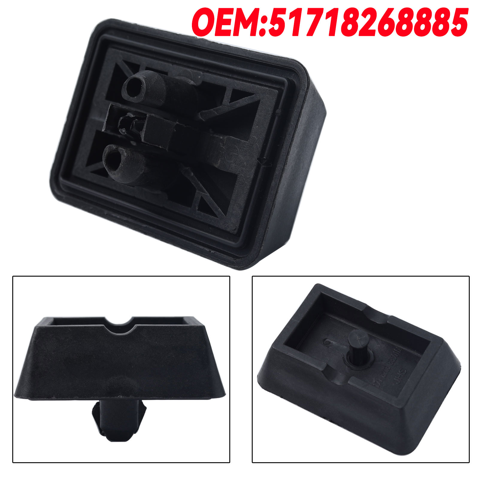 1/4x BMW 3 6 7 シリーズ E46 E63 E64 E65 E85 E86 X3 Z4 Z8 ジャックパッドジャッキングポイントリフティングサポートプラットフォーム 51718268885