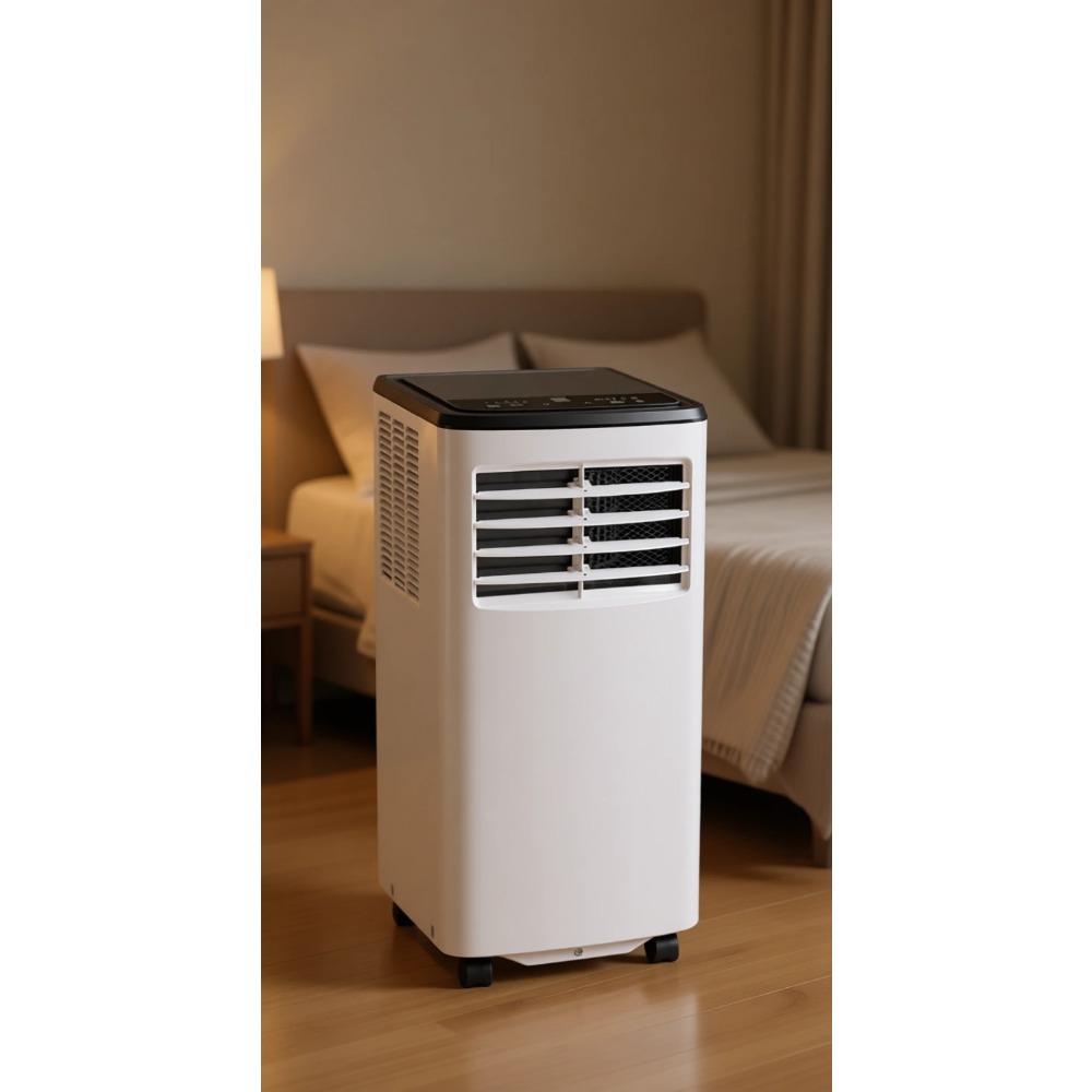 ポータブル ルーム エアコン 8000 BTU ASHRAE 5500 BTU DOE、冷却 350 平方フィート、静かな除湿機