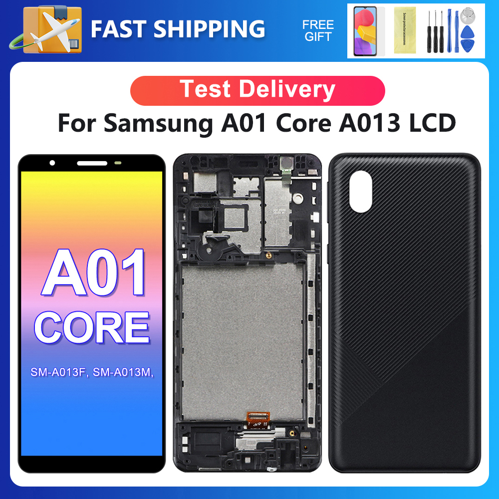 サムスン A013 5.3 ''OEM A01 コア A013F A013F/DS A013G A013M lcd ディスプレイタッチスクリーンデジタイザアセンブリの交換