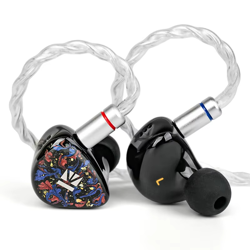 KBEAR Kalideer Apex-P6 1DD 1BA 1Piezo モニター IEM ハイブリッドドライバーインイヤーイヤホン 3D プリント樹脂ハウジング有線 HiFi ヘッドフォン