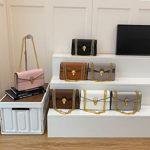 女性用ベジタリアン長方形ショルダーバッグ（卸売）、新しい高級デザイナー防水クロスボディバッグ