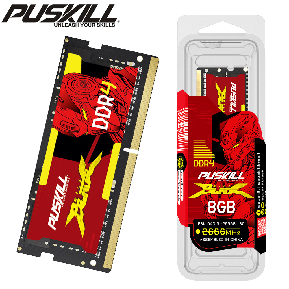 PUSKILL DDR4 ノートブック用RAM DDR3L 32GB 16GB 8GB 4GB 1.2V 3200MHz 2666MHz 2400MHz 1.35V 1600MHz 1333MHz Sodimm ノートパソコン用メモリ
