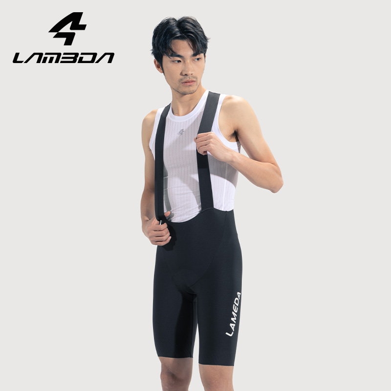 LAMEDA サイクリングビブショーツ男性 EI ストレスリリーフパッドロードバイクショーツプロフェッショナルサイクリングショートパンツ夏の自転車服