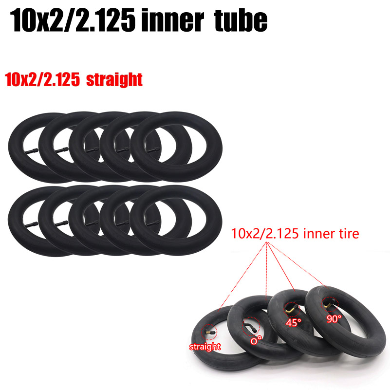 5pcs/10pcs 10inch 10x2/2.125 Inner Tube 10x2  Camera 10x2.125  Tire for Electric Scooter Balance Car Accessories
