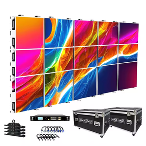 TOPvision 没入型屋外広告用背景壁 SMD 3.9 LEDディスプレイレンタル 屋内用スクリーンパネル LEDビデオウォール