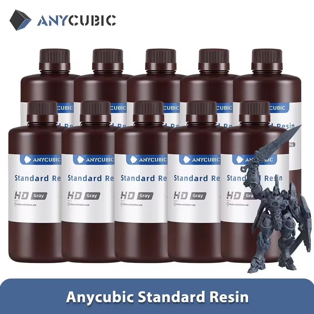ANYCUBIC 1kg/10kg 液体フォトポリマー標準樹脂 405nm UV樹脂 3Dプリンター用 LCD印刷樹脂材料 Photon Mono用