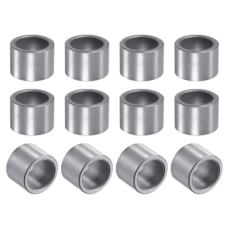 uxcell スリーブベアリング 12 個 ボア 15mm OD 20mm OD 15mm 長さ 焼結鉄自己潤滑ブッシュ