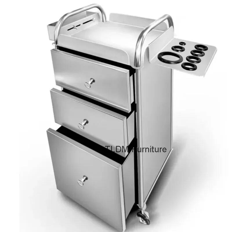 미용실 Beauty Trolley Hair Cart Salon Tool Cabinet Salon Multifunctional Storage Rack Auxiliary Cutting Cabinet Hairdressing 트롤리