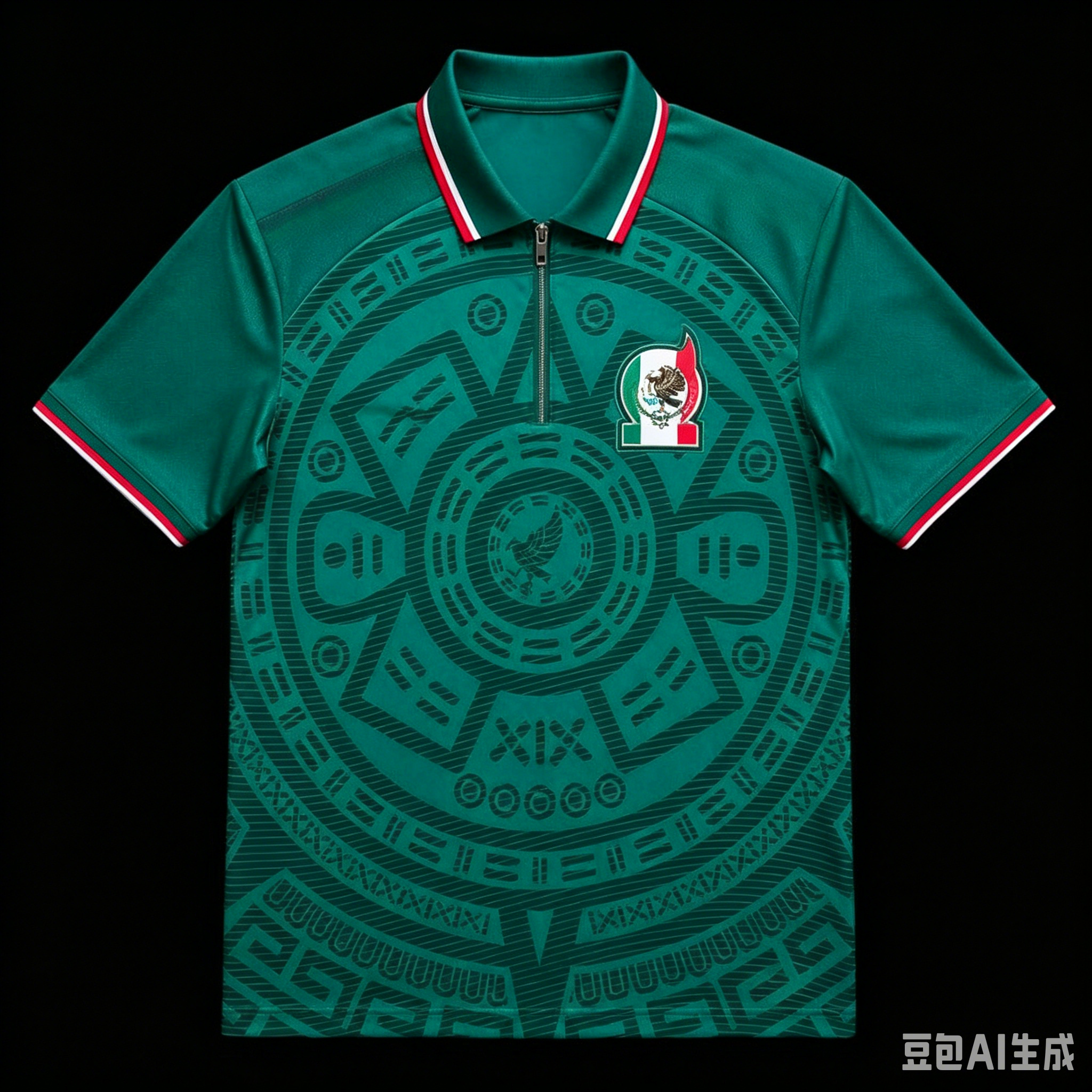 2026 メキシコ ファン ユニフォーム サッカー プリント通気性ジッパー ポロシャツ サッカー T シャツはファンの必需品です