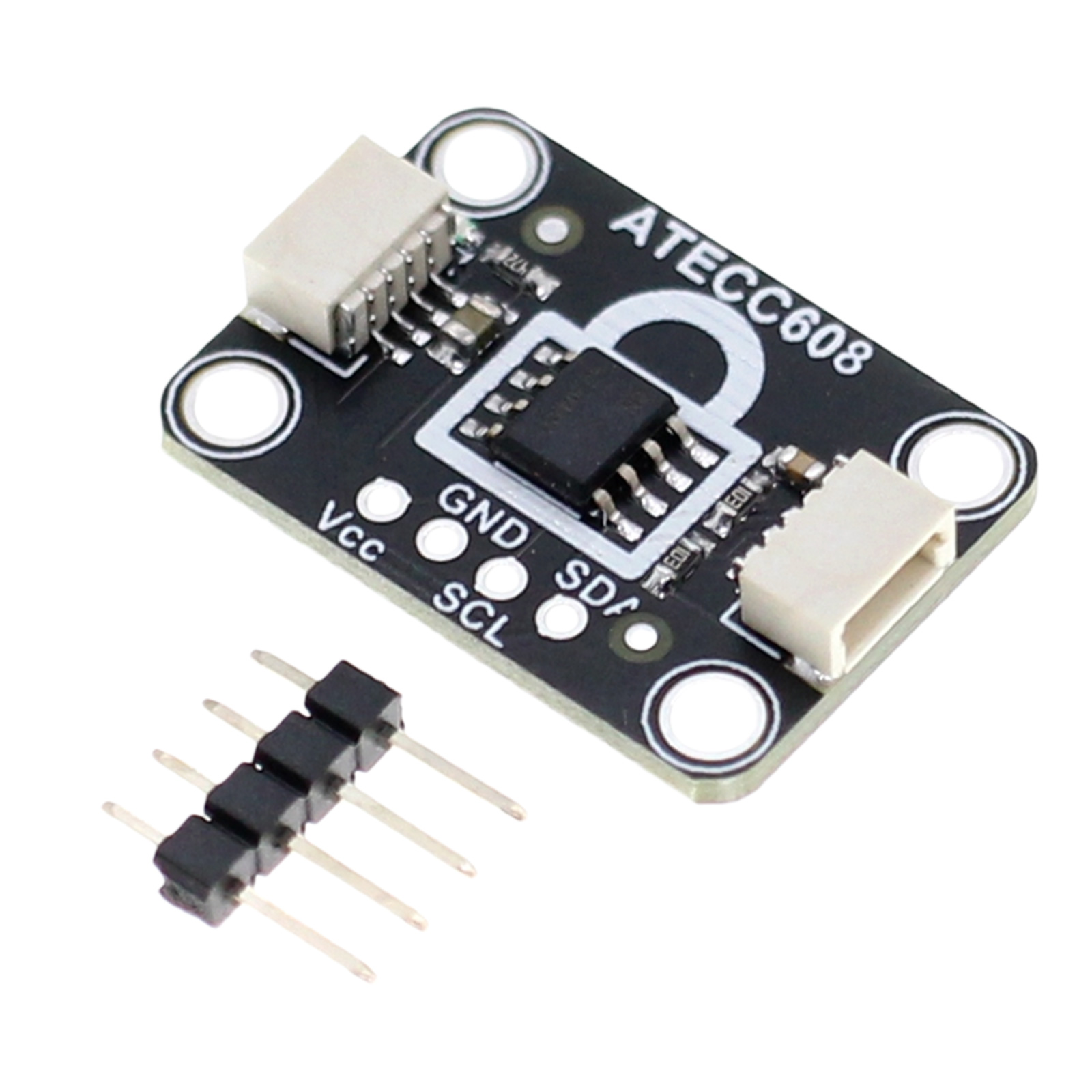 ATECC608 I2C キー メモリ モジュール STEMMA QT/Qwiic 電源と互換性あり スマート IoT アプリケーション用キー メモリ モジュール