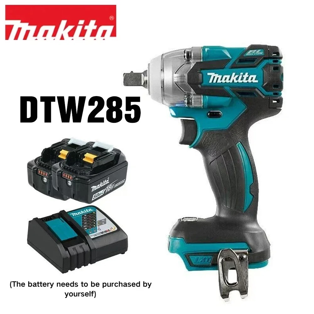 マキタ DTW285 18V ブラシレス電動ドライバー 280N.m 1/2" ソケット充電式ドリルドライバー マキタ 18V バッテリーと互換性あり