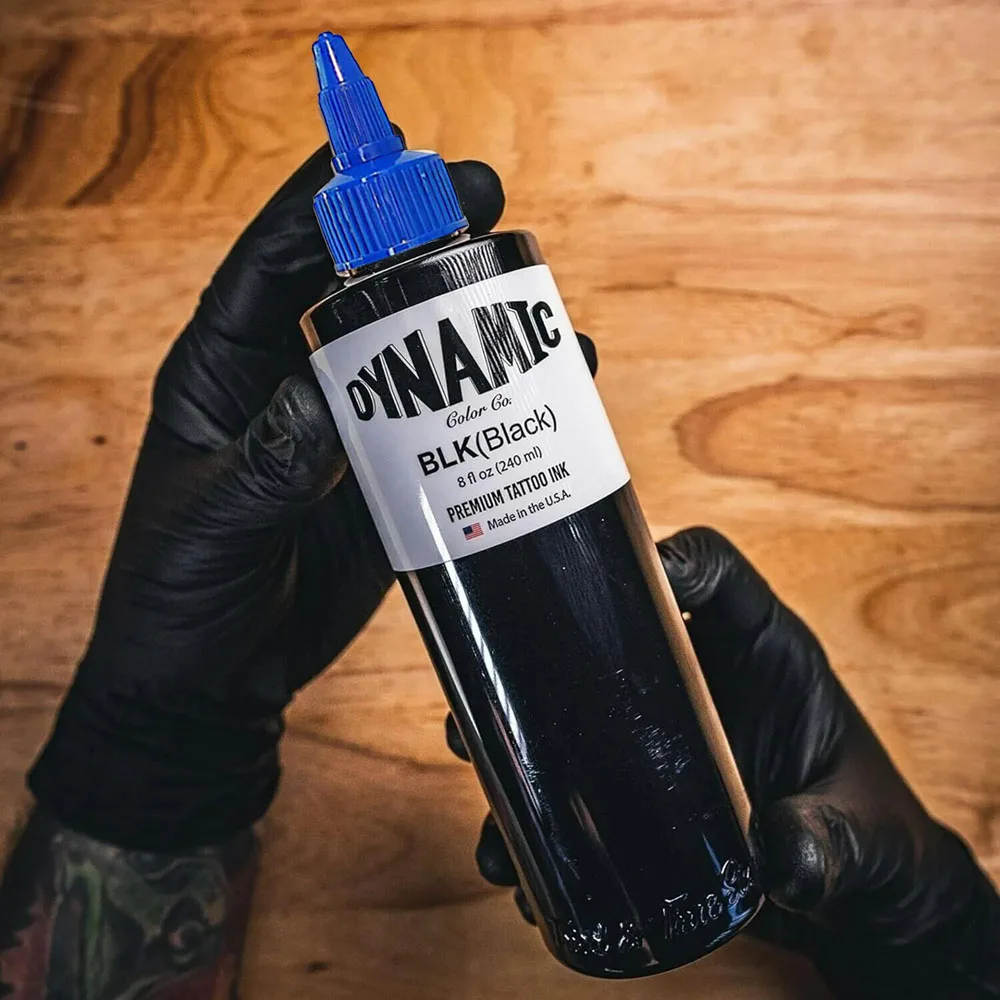 240 ミリリットル 8 オンス黒タトゥーインク顔料プロフェッショナル DIY タトゥー顔料永久ボディアート顔料タトゥー用品