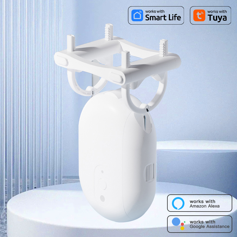 新しい T U I Track Roman Rod Tuya Zigbee Bluetooth カーテンモーター フック付き スマートカーテンプッシャーロボット Siri Google Home Alexa Voice