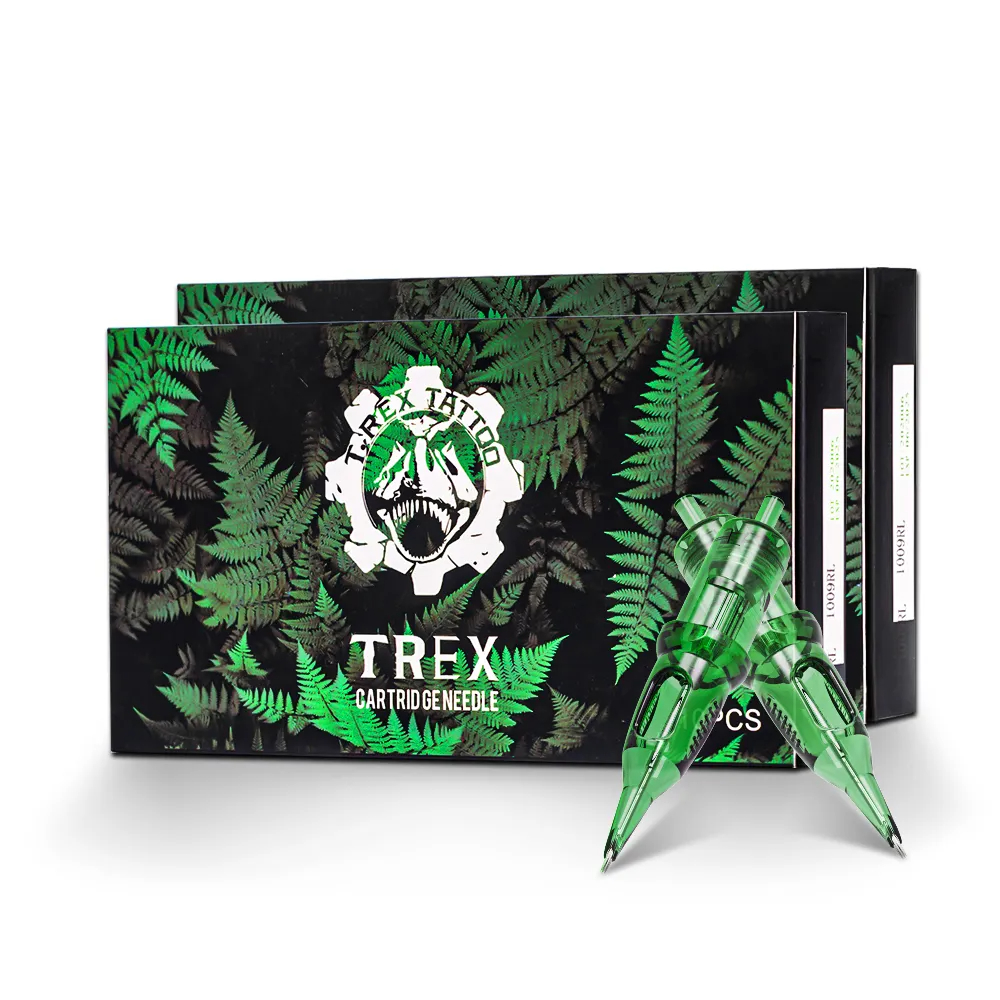 T-REX タトゥーカートリッジ針 20 個 14RL 3RL 13RM 5RM 使い捨て滅菌安全タトゥーニードルカートリッジマシン用グリップ