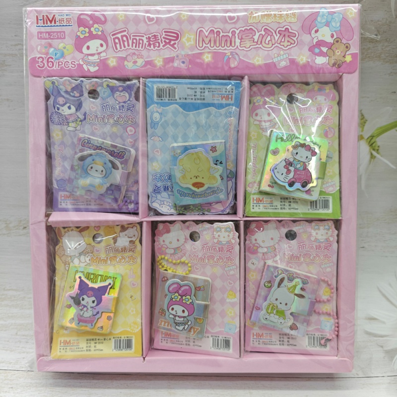サンリオ クロミメロディ ポチャッコ ミニノート かわいいポータブルノート 日記 プランナー 文房具 学用品 36個セット