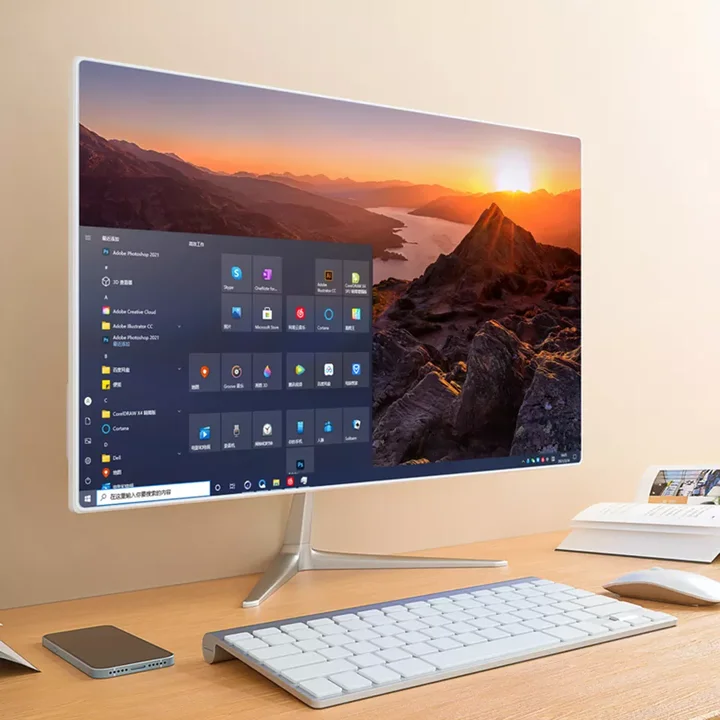 デスクトップコンピュータ Core I3 I5 I7 オールインワン PC 23.8 インチオールインワン PC コンピュータ