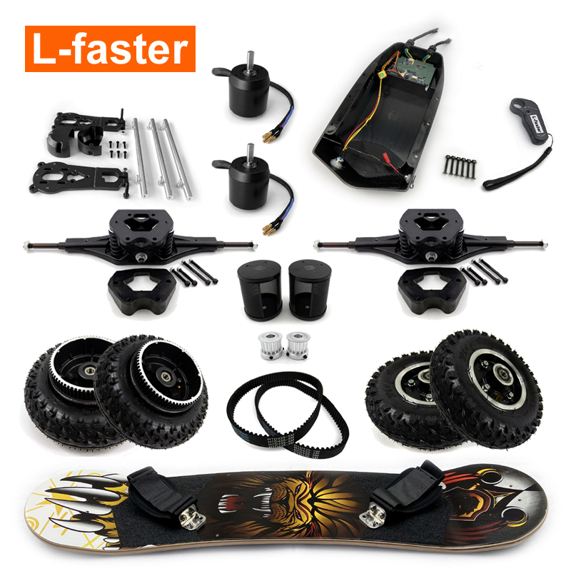 L-faster 電動マウンテンスケートボードコンポーネント DIY 組み立てる全地形スケートボード 子供と親子アクティビティのような