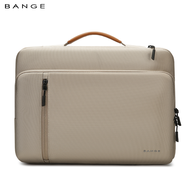 BANGE スリムラップトップスリーブバッグ 14-15.6 インチノートブックポーチメンズ耐衝撃コンピュータブリーフケースビジネストラベルラップトップケース