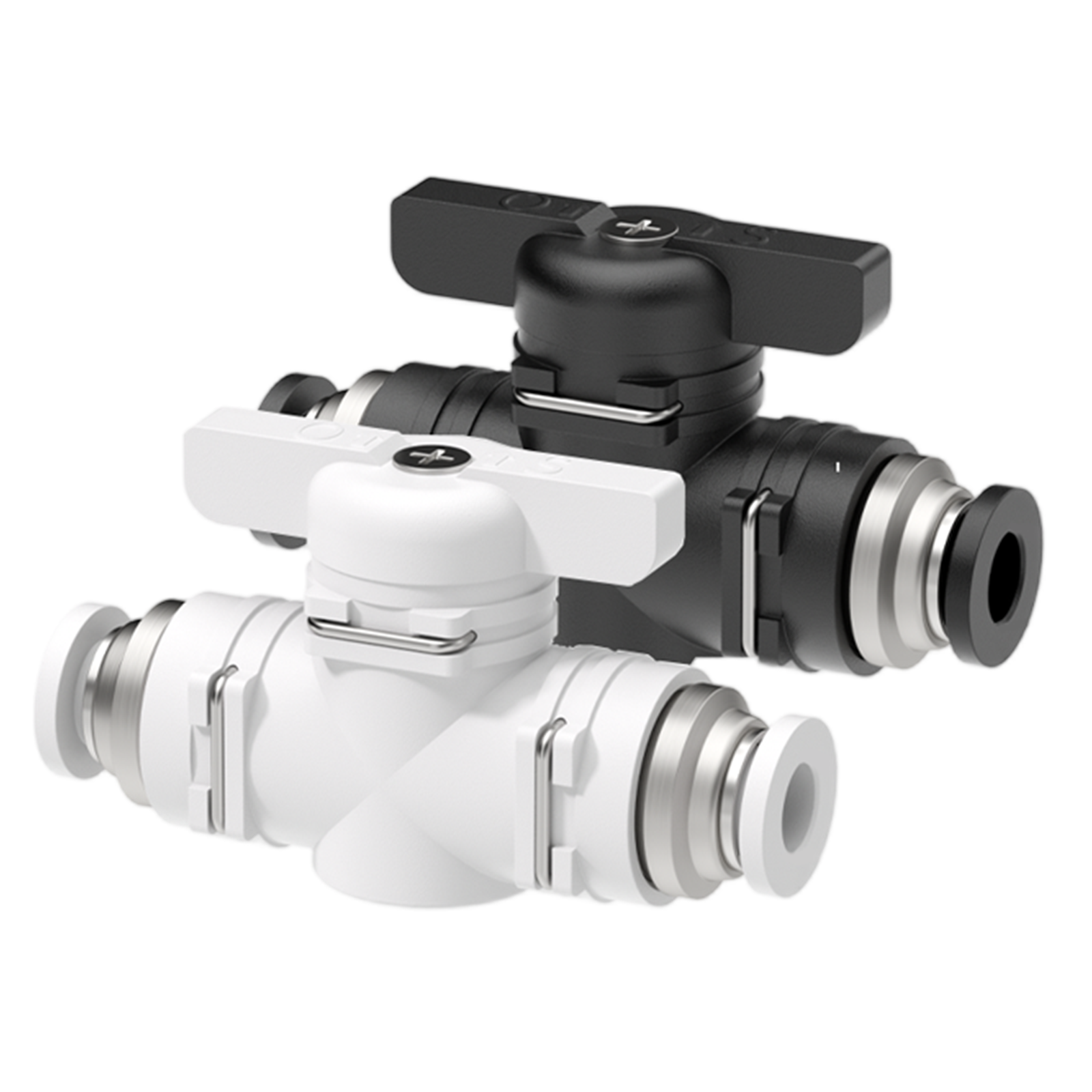 BUC 4 ミリメートル 6 ミリメートル 8 ミリメートル 10 ミリメートル 12 ミリメートル 14 ミリメートル 16 ミリメートル空気圧プッシュインクイックジョイントコネクタハンドバルブスイッチ手動電流制限を回す