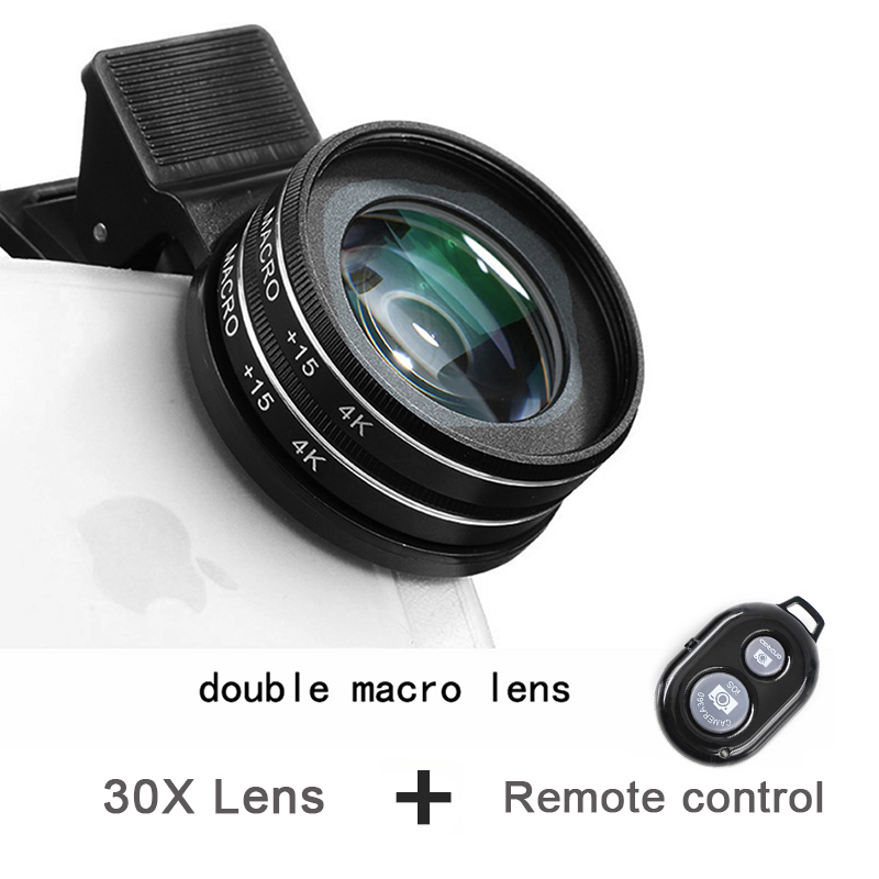 37 ミリメートル 15X マクロレンズ 4K HD プロの写真電話カメラレンズまつげダイヤモンドジュエリー用 30X マクロレンズスマートフォン用