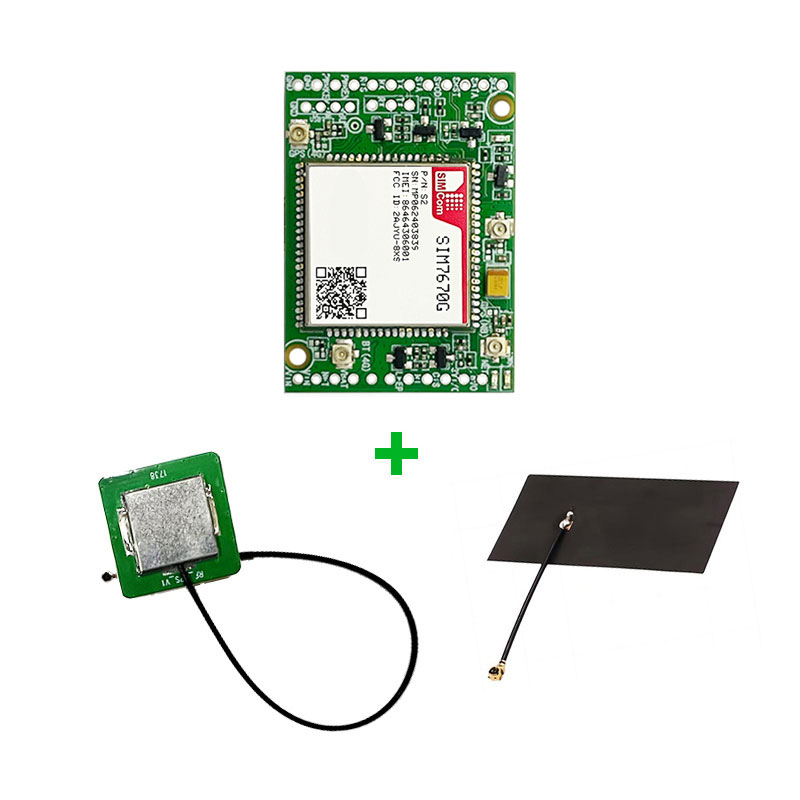 SIMcom 4G LTE CAT1 モジュールサポート GNSS 開発ボードブレークアウトキットアンテナ付き SIM7670E SIM7670G SIM7670NA SIM7672E SIM7672G