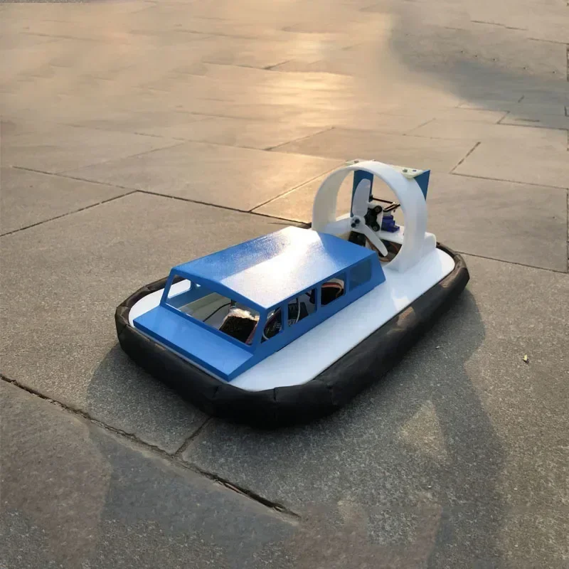水陸両用リモコンホバークラフト RC 船モデル DIY 手作り風力発電船模型玩具完成品キット