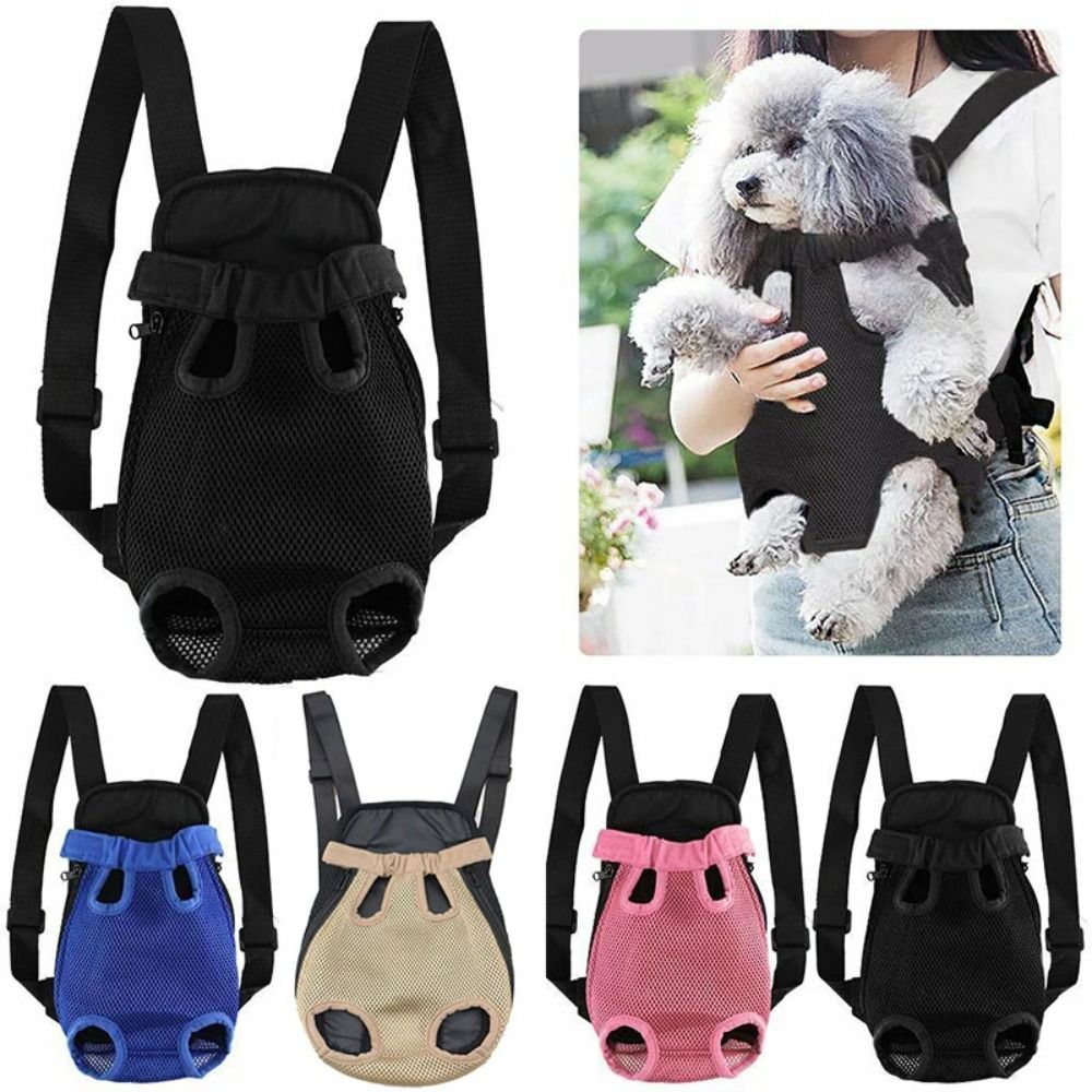 調節可能な犬用フロントキャリアレッグアウト犬バックパックキャリアペットキャリアバックパック小型犬猫と子犬用