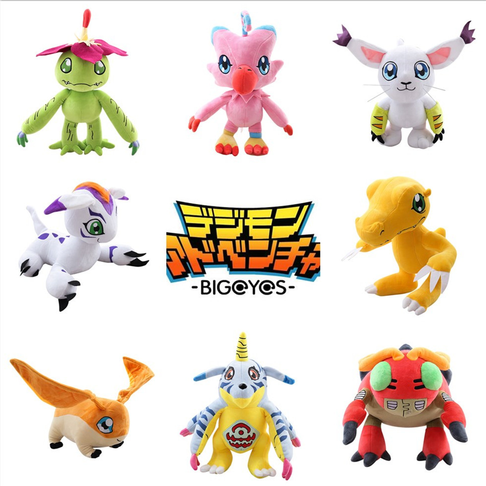 30 センチメートルデジモンアドベンチャーアニメぬいぐるみ劇場版アグモン Tailmon ぬいぐるみグッズモデルおもちゃ人形男の子女の子ギフト