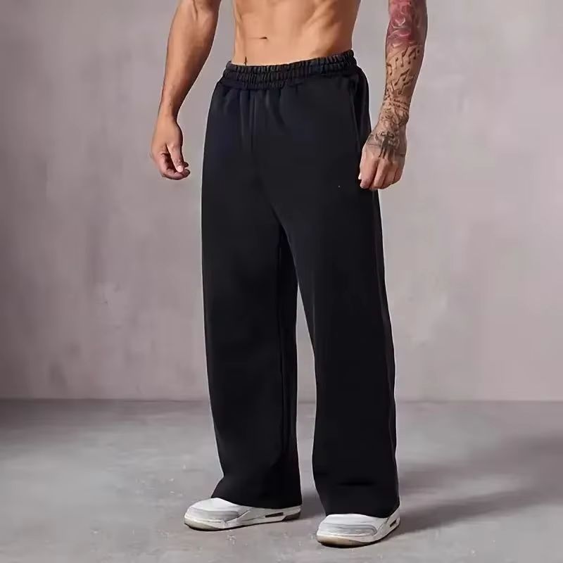 男性ジョギングパンツだぶだぶのパンツ中立通気性だぶだぶのアウトドアパンツファッションデザインジョギングパンツ2026新しいスウェットパンツ